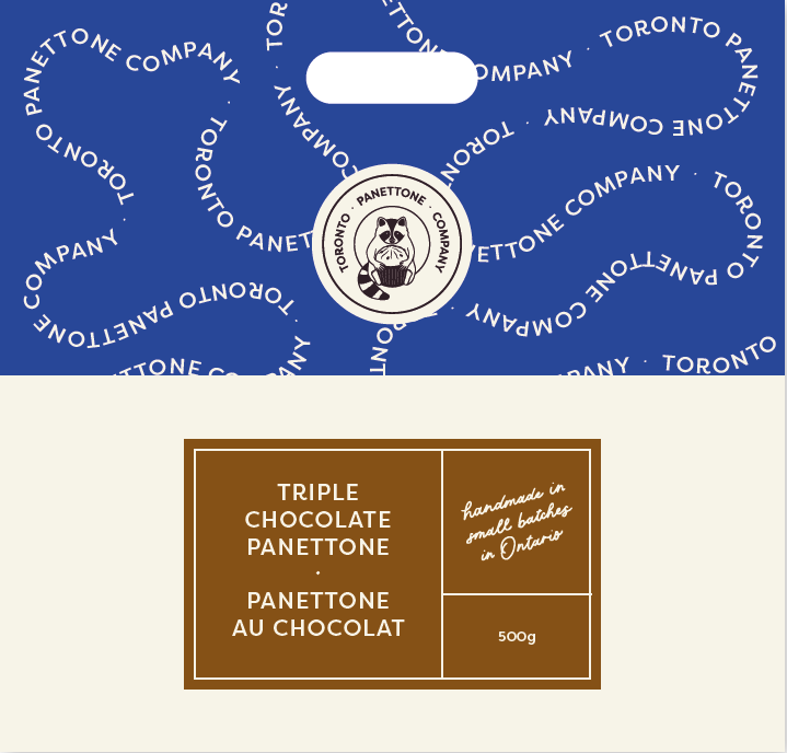 Triple Chocolate Panettone 500g - For delivery December 15th